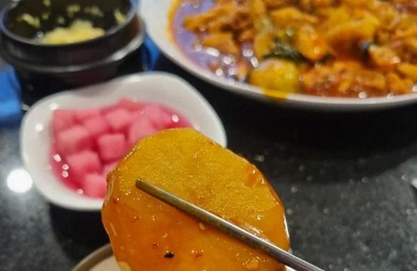실제 발행된 동궁찜닭 네이버 블로그 글의 음식 사진